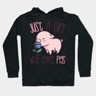 Just A Girl Who Loves Pigs Gift design Hoodie